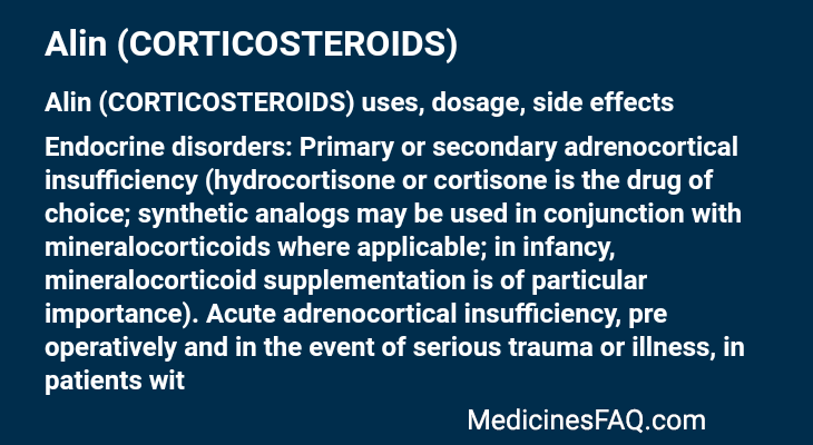 Alin (CORTICOSTEROIDS)