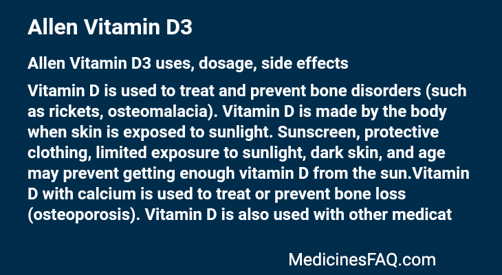 Allen Vitamin D3