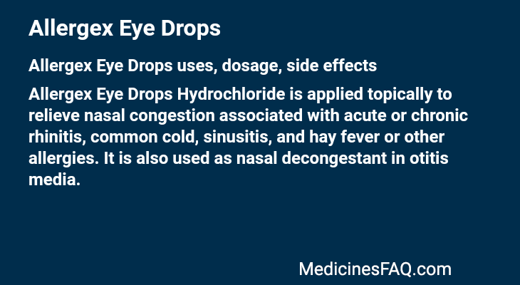 Allergex Eye Drops