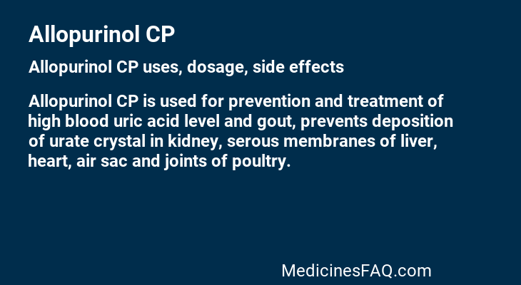 Allopurinol CP