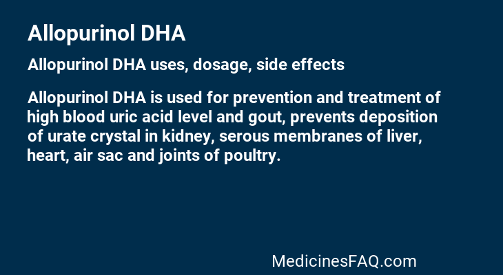 Allopurinol DHA