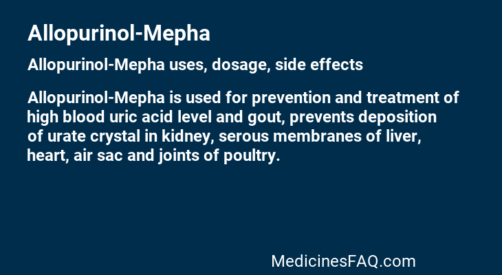 Allopurinol-Mepha