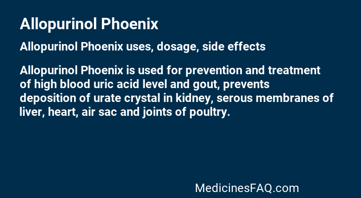 Allopurinol Phoenix