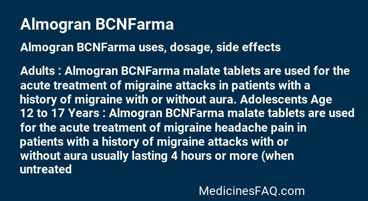 Almogran BCNFarma