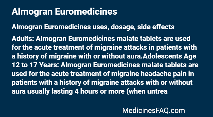 Almogran Euromedicines