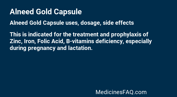 Alneed Gold Capsule