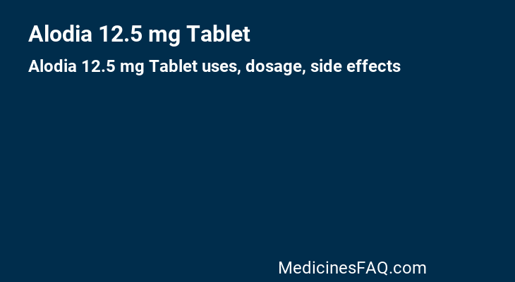 Alodia 12.5 mg Tablet