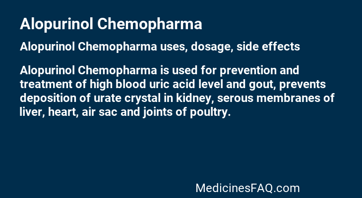 Alopurinol Chemopharma