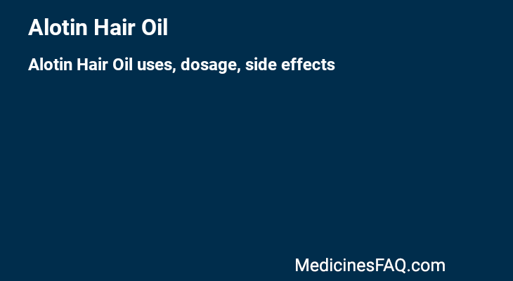 Alotin Hair Oil