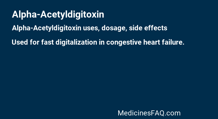 Alpha-Acetyldigitoxin