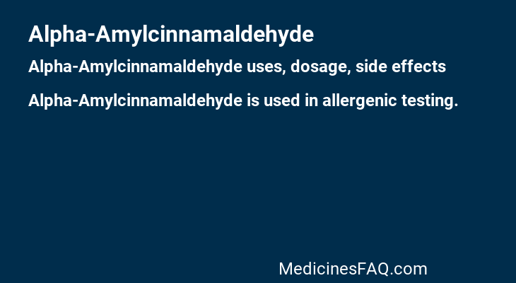 Alpha-Amylcinnamaldehyde