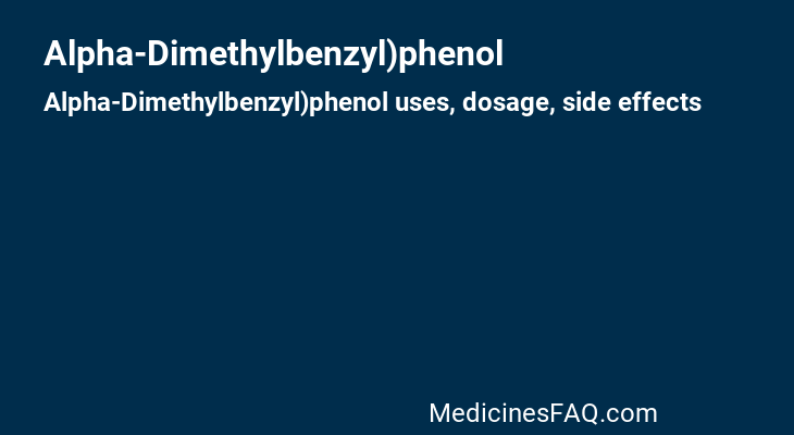 Alpha-Dimethylbenzyl)phenol