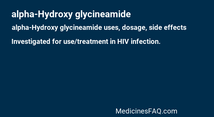 alpha-Hydroxy glycineamide