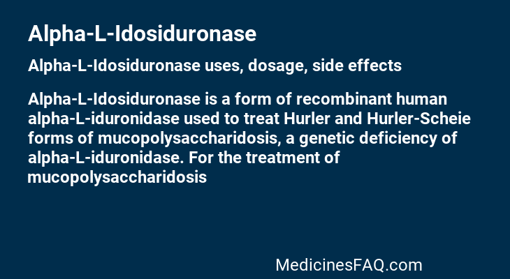 Alpha-L-Idosiduronase