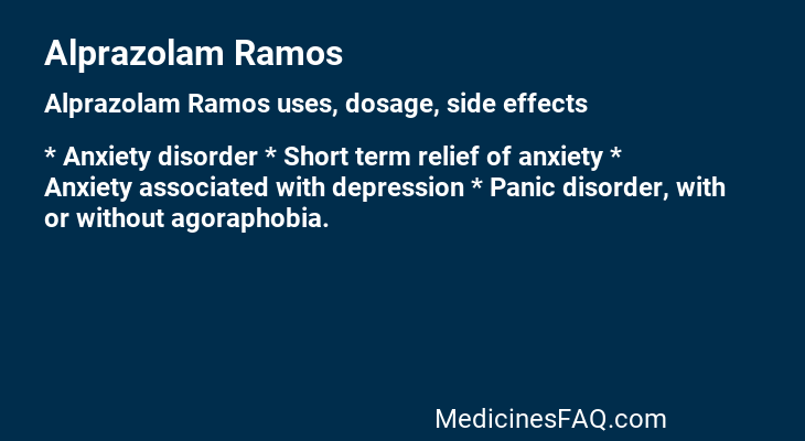 Alprazolam Ramos