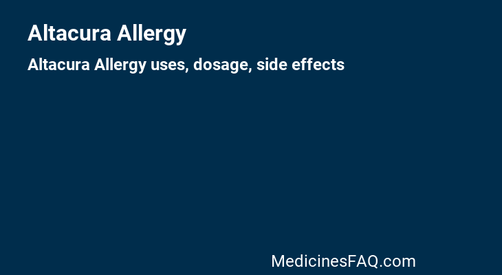 Altacura Allergy