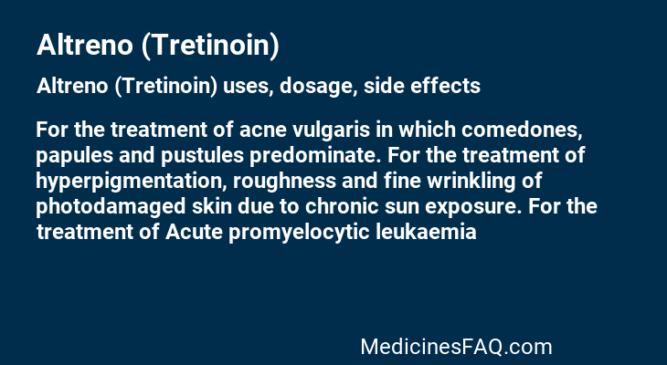 Altreno (Tretinoin)