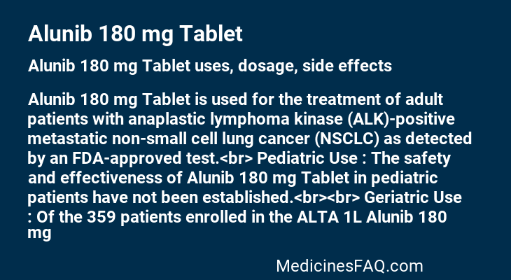 Alunib 180 mg Tablet