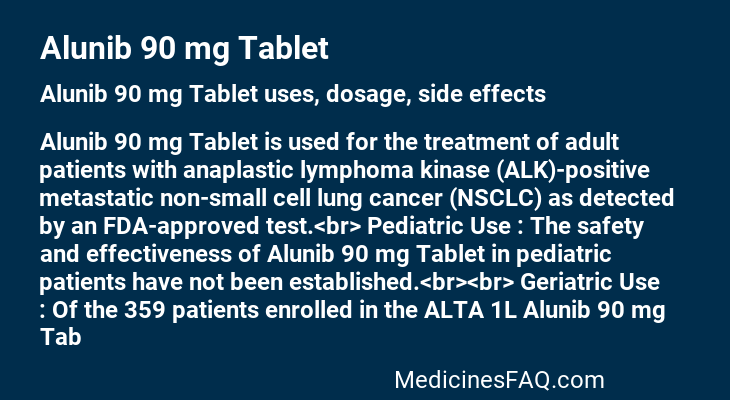 Alunib 90 mg Tablet