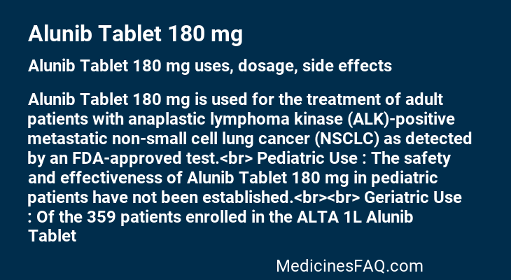 Alunib Tablet 180 mg