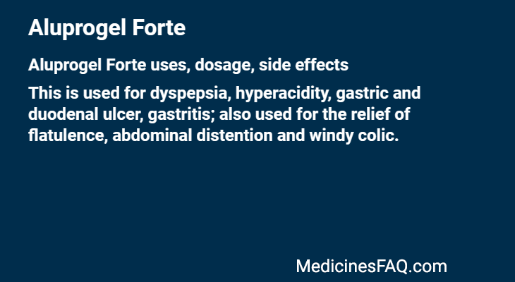 Aluprogel Forte