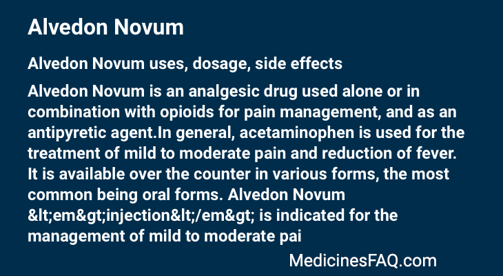Alvedon Novum