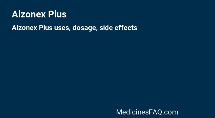 Alzonex Plus