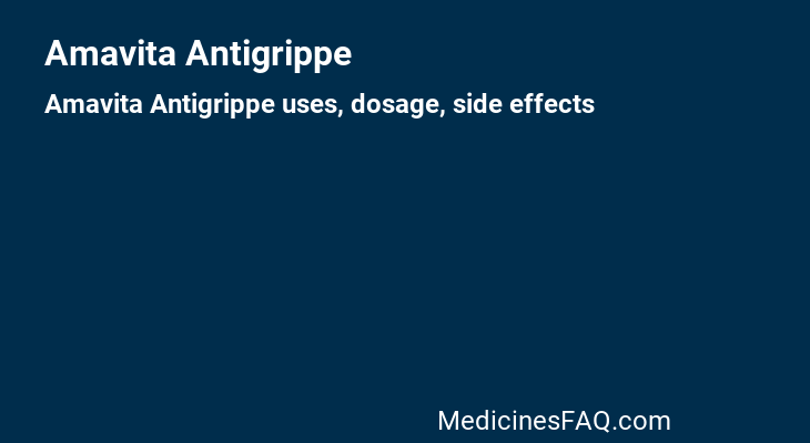 Amavita Antigrippe
