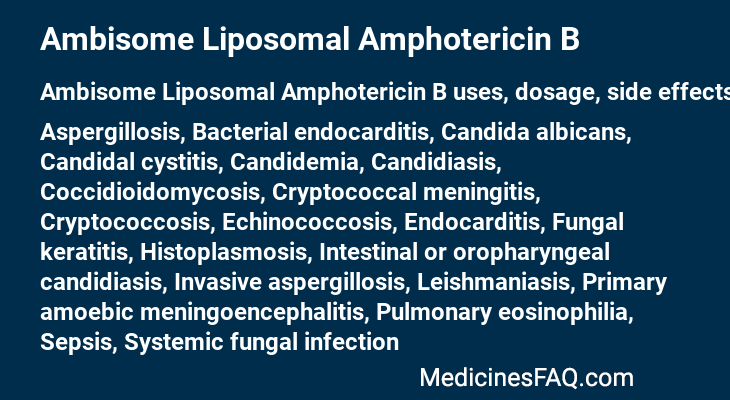 Ambisome Liposomal Amphotericin B