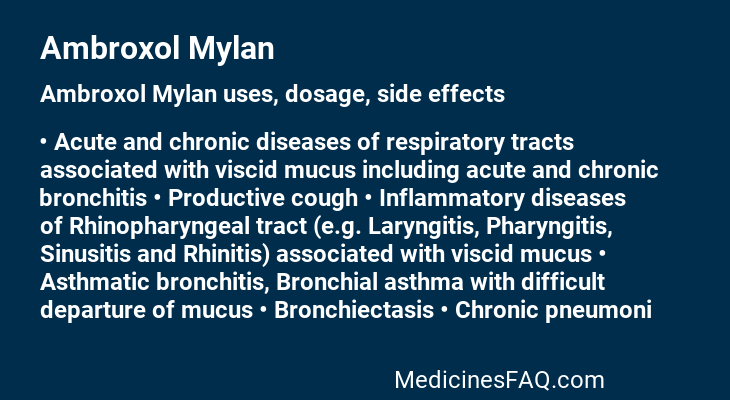 Ambroxol Mylan