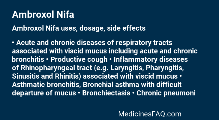 Ambroxol Nifa