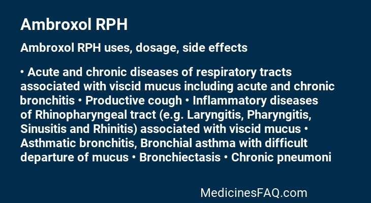 Ambroxol RPH