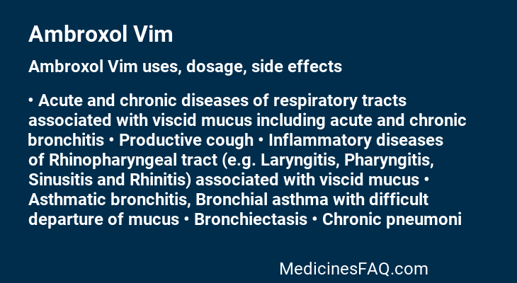 Ambroxol Vim