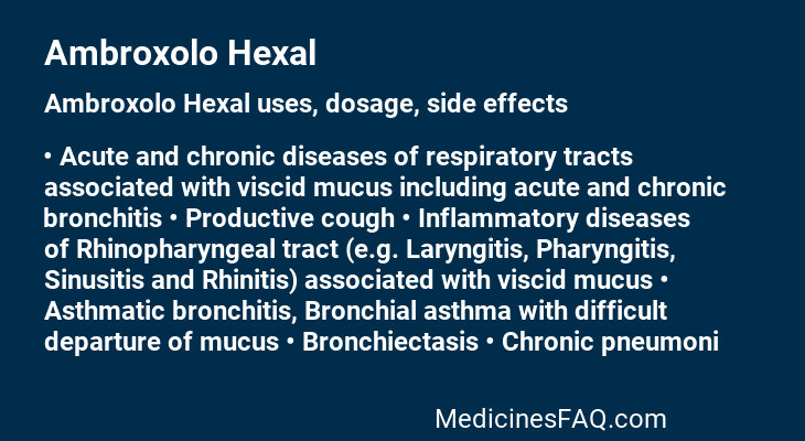 Ambroxolo Hexal