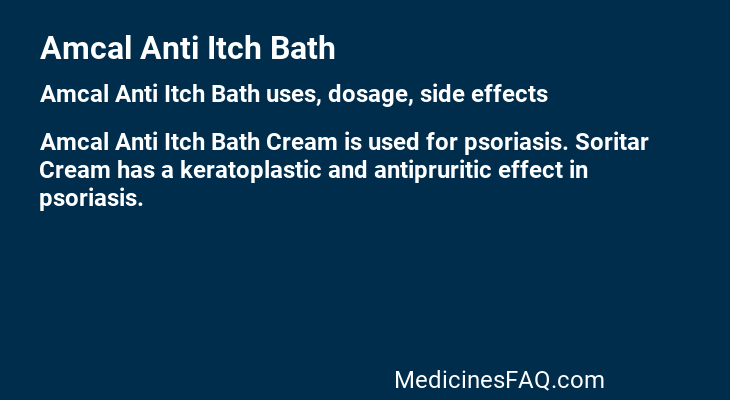 Amcal Anti Itch Bath