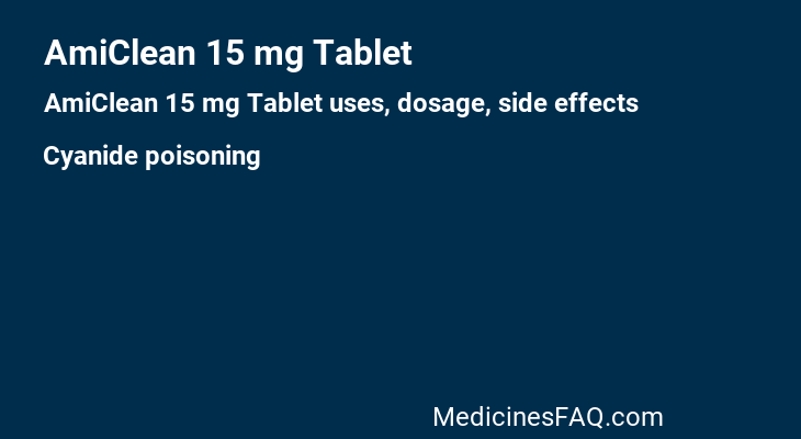 AmiClean 15 mg Tablet