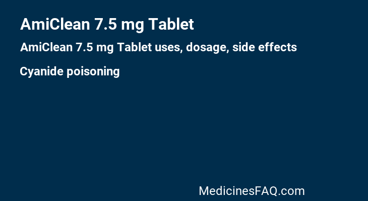 AmiClean 7.5 mg Tablet