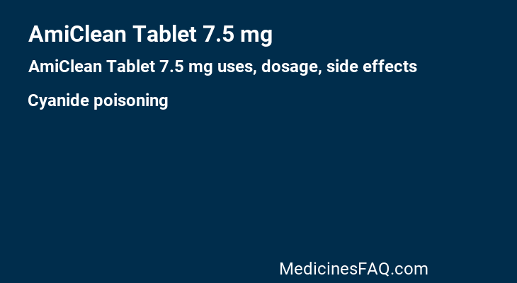 AmiClean Tablet 7.5 mg