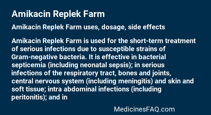 Amikacin Replek Farm