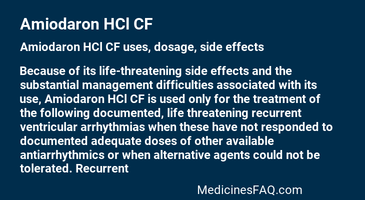 Amiodaron HCl CF