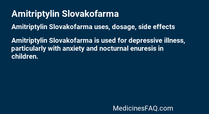 Amitriptylin Slovakofarma