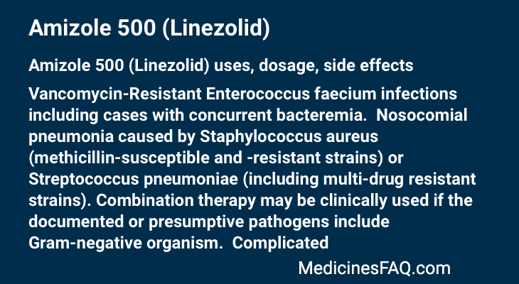 Amizole 500 (Linezolid)