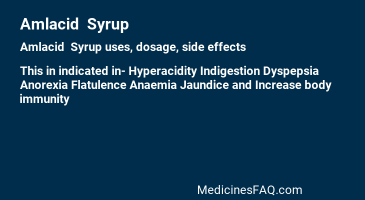 Amlacid  Syrup