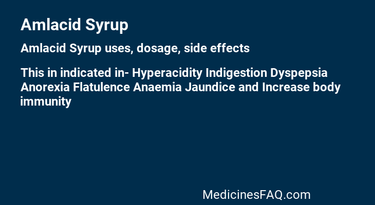 Amlacid Syrup