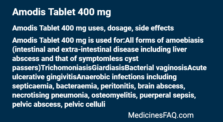 Amodis Tablet 400 mg