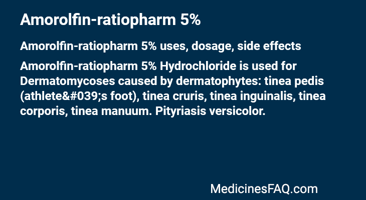 Amorolfin-ratiopharm 5%