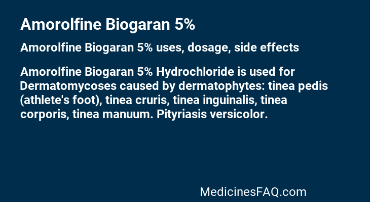 Amorolfine Biogaran 5%