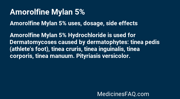 Amorolfine Mylan 5%