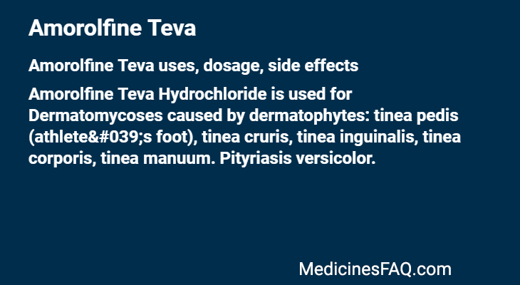 Amorolfine Teva