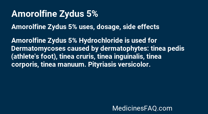 Amorolfine Zydus 5%